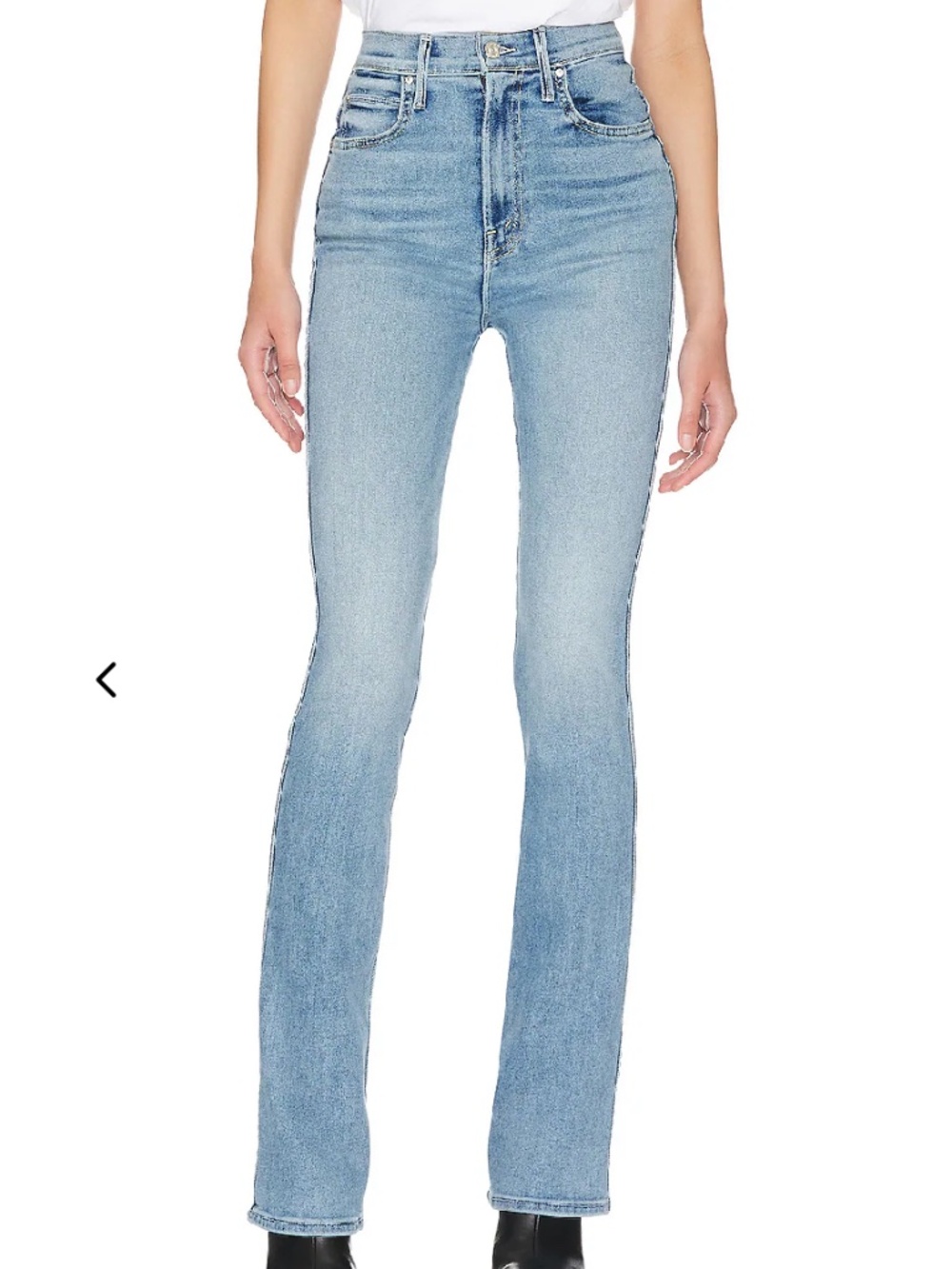 Mother High-waisted Smokin’ Double Heel Jeans size 24